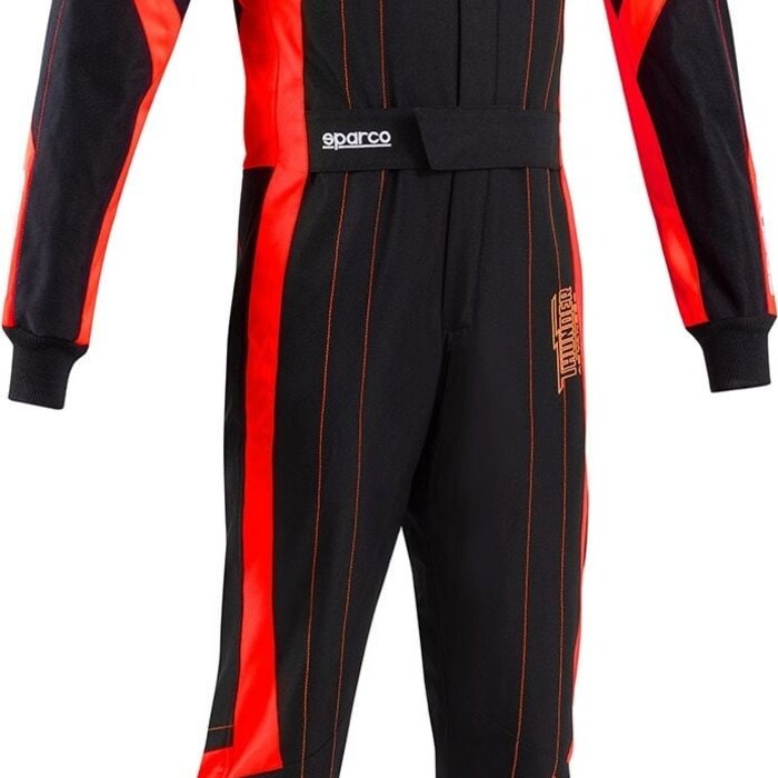 Sparco Sparco thunder advanced overall zwart/rood