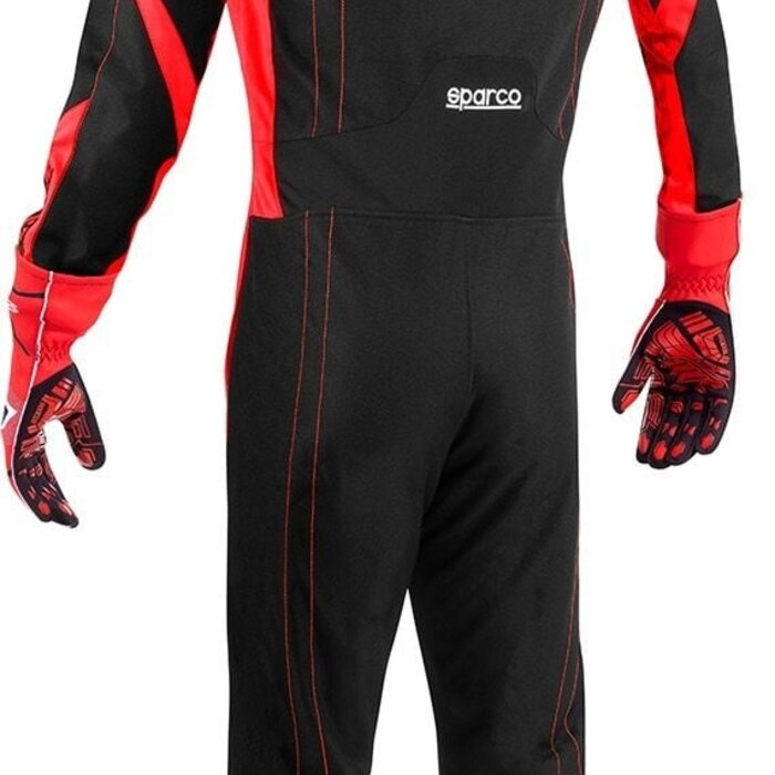 Sparco Sparco thunder advanced overall zwart/rood