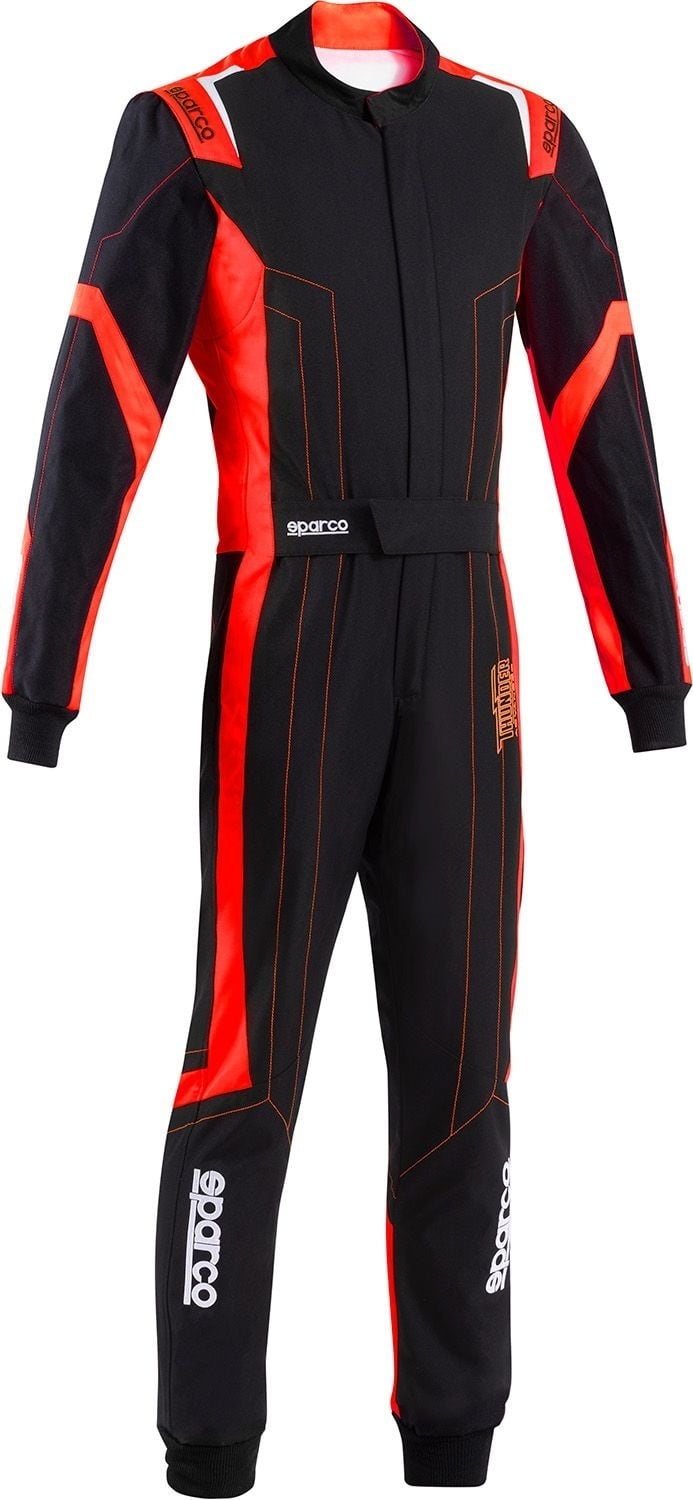 Sparco Sparco thunder advanced overall zwart/rood