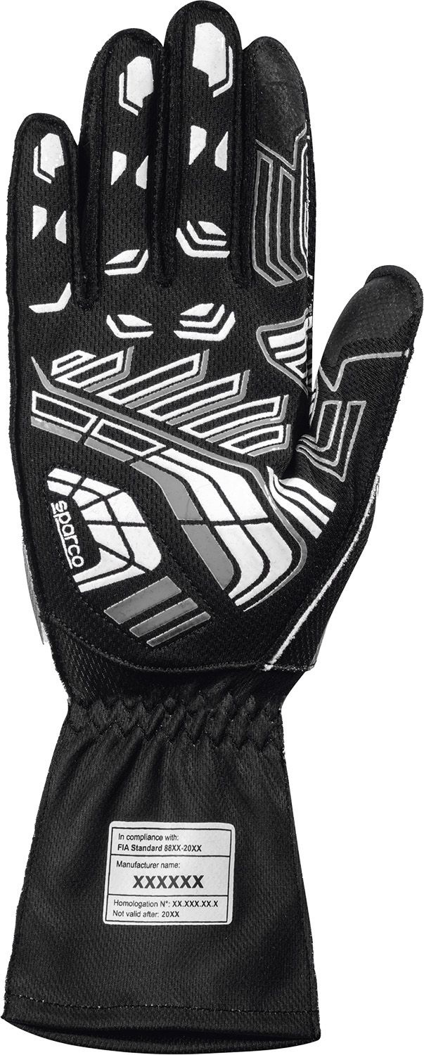 Sparco Sparco K -Arrow+ (FIA 8877-2022) kart handschoenen Zwart / Grijs