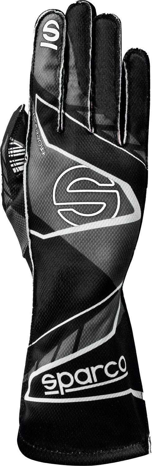 Sparco Sparco K -Arrow+ (FIA 8877-2022) kart handschoenen Zwart / Grijs