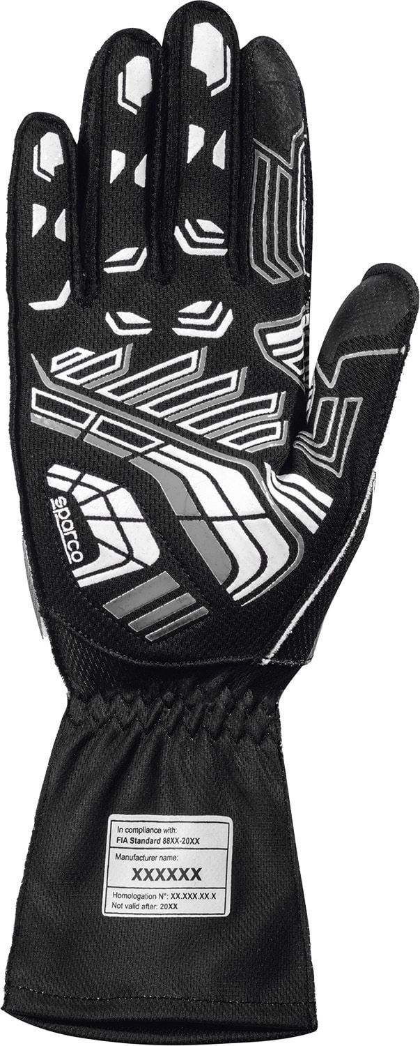 Sparco Sparco K -Arrow+ (FIA 8877-2022) kart handschoenen Zwart / Grijs