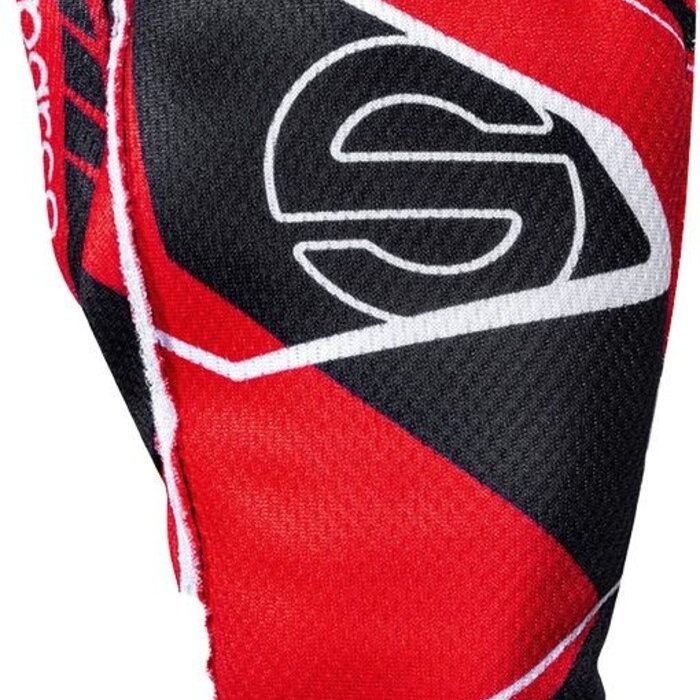 Sparco Sparco K -Arrow+ (FIA 8877-2022) kart handschoenen Rood / Zwart