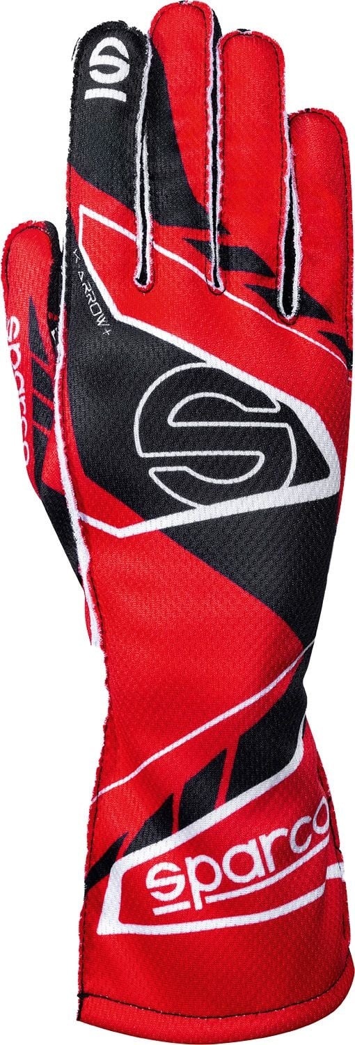 Sparco Sparco K -Arrow+ (FIA 8877-2022) kart handschoenen Rood / Zwart
