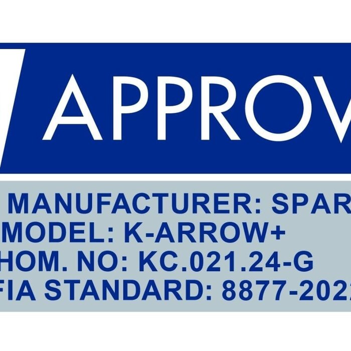 Sparco Sparco K -Arrow+ (FIA 8877-2022) kart handschoenen Rood / Zwart