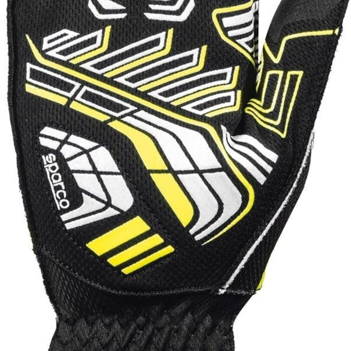 Sparco Sparco K -Arrow+ (FIA 8877-2022) kart handschoenen Zwart / Geel