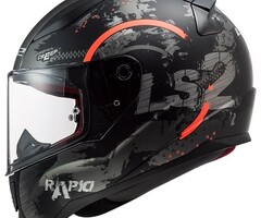 LS2 LS2 FF353 Circle zwart/ oranje