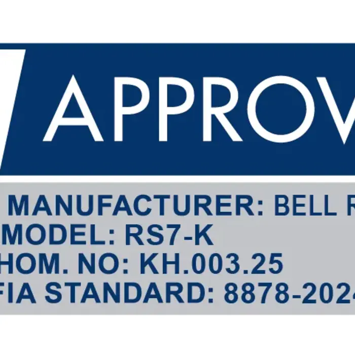 Bell Bell RS7-K antraciet / oranje (FIA 8878-2024 / snell 2020)