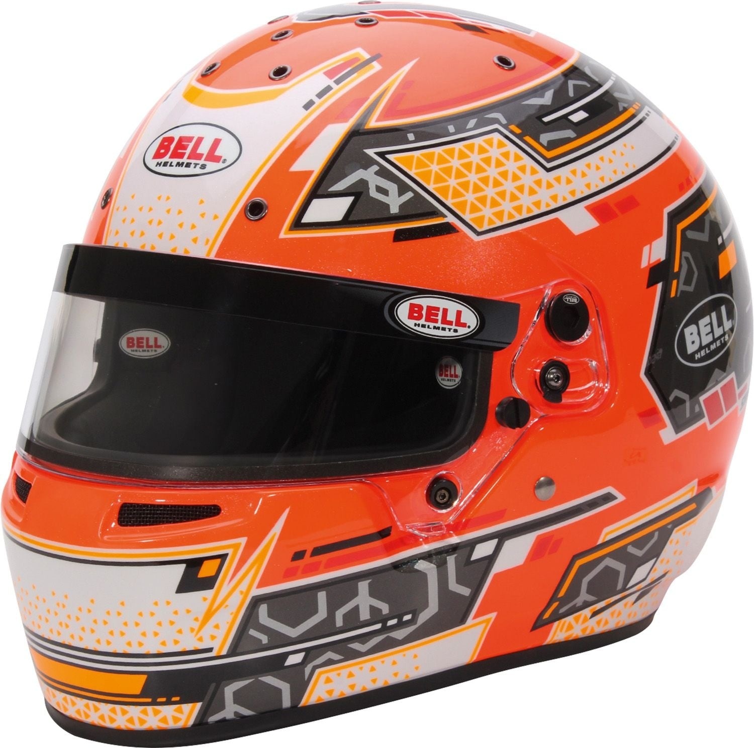 Bell Bell RS7-K antraciet / oranje (FIA 8878-2024 / snell 2020)