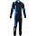 Sparco thunder advanced overall zwart/blauw