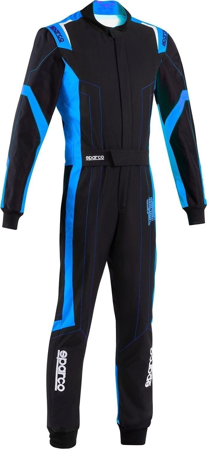 Sparco Sparco thunder advanced overall zwart/blauw