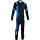 Sparco thunder advanced overall zwart/blauw