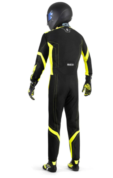 Sparco Sparco thunder advanced overall zwart/ fluor geel