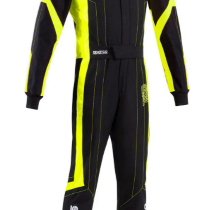 Sparco Sparco thunder advanced overall zwart/ fluor geel