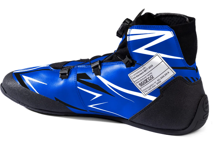 Sparco Sparco K-rapid FIA 8877-2022 (met snelsluiting) blauw / zwart / wit