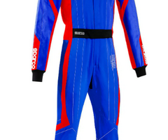 Sparco Sparco thunder advanced overall blauw / rood