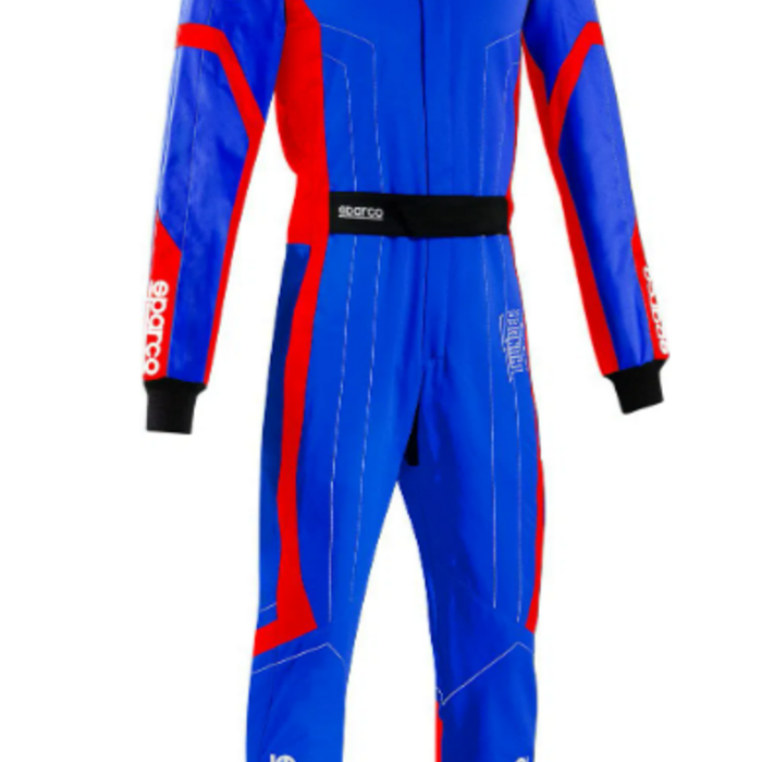 Sparco Sparco thunder advanced overall blauw / rood