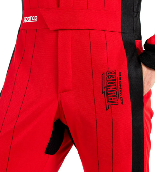 Sparco Sparco thunder advanced overall rood / zwart