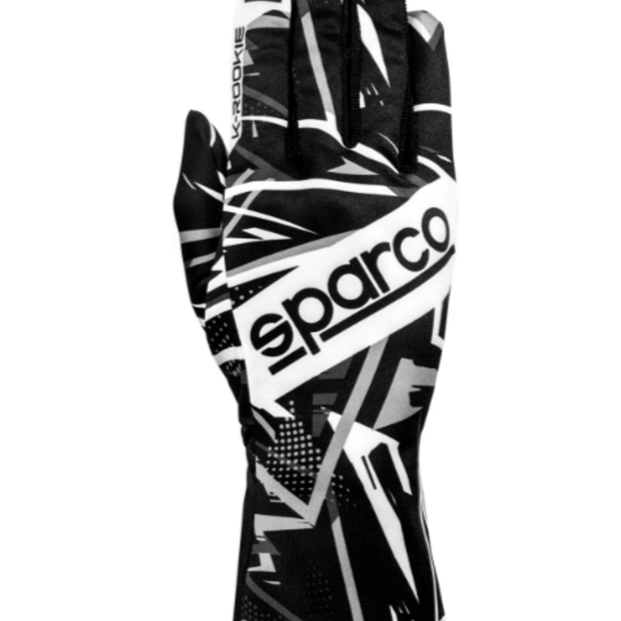 Sparco Sparco K-rookie kart handschoenen zwart / grijs