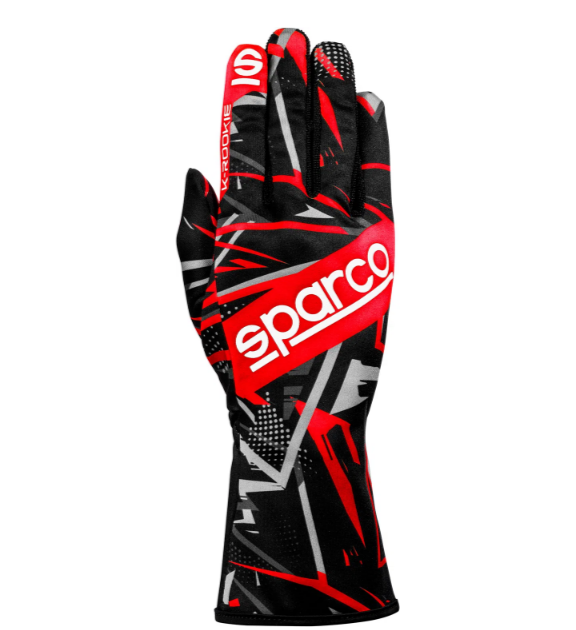 Sparco Sparco K-rookie kart handschoenen zwart / rood