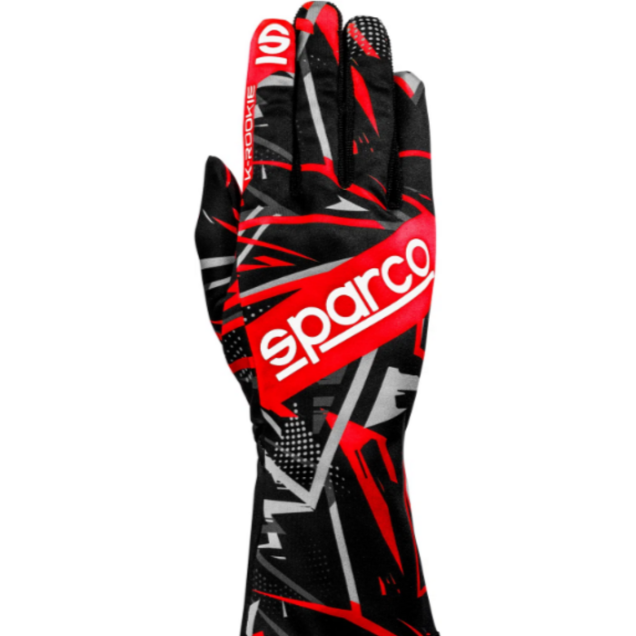 Sparco Sparco K-rookie kart handschoenen zwart / rood