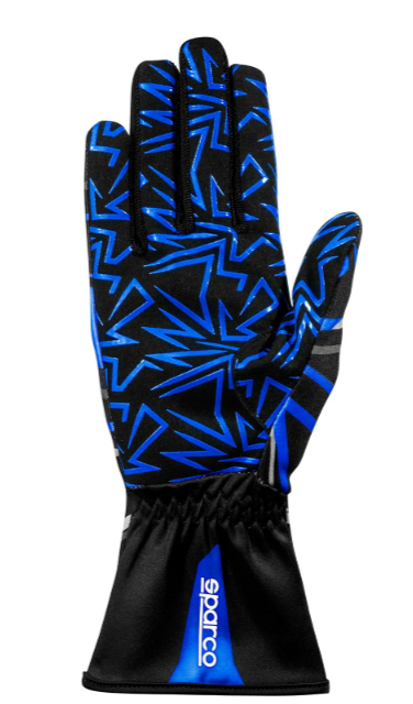 Sparco Sparco K-rookie kart handschoenen zwart / blauw