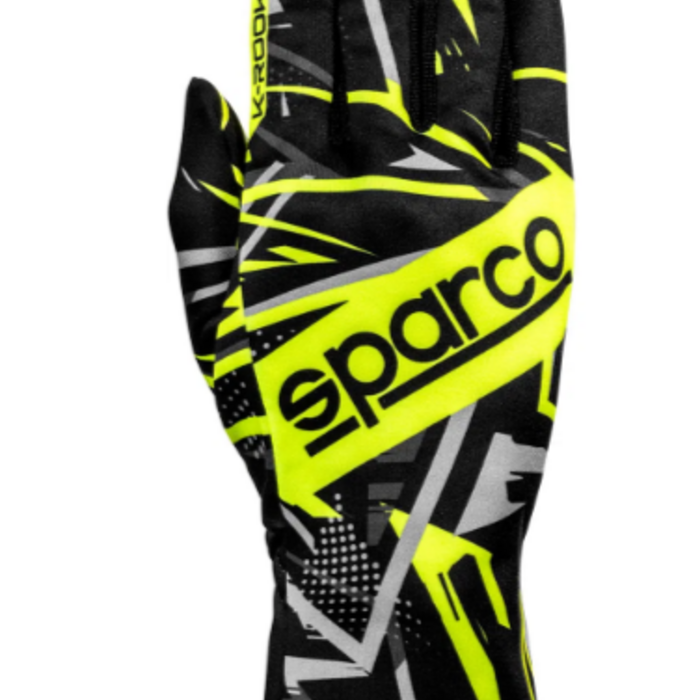 Sparco Sparco K-rookie kart handschoenen zwart / geel