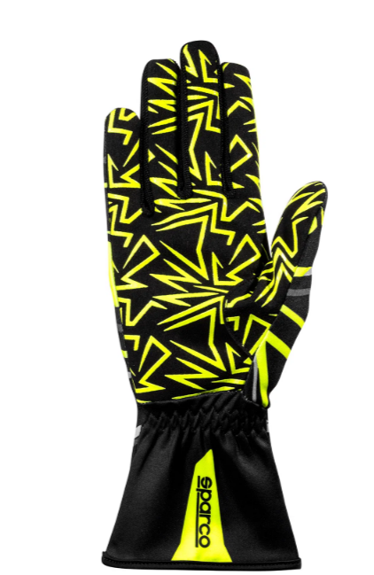 Sparco Sparco K-rookie kart handschoenen zwart / geel