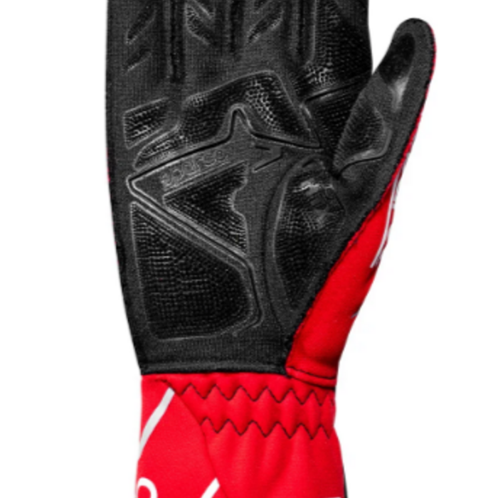 Sparco Sparco K -Tide+ (FIA 8877-2022) kart handschoenen Rood / Zwart