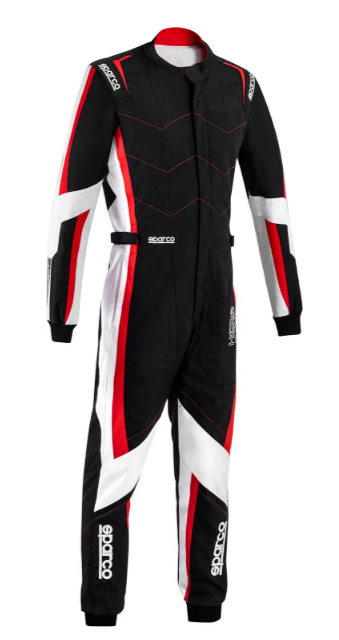 Sparco Sparco kerb advanced overall zwart / rood