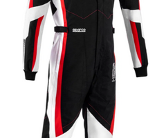 Sparco Sparco kerb advanced overall zwart / rood
