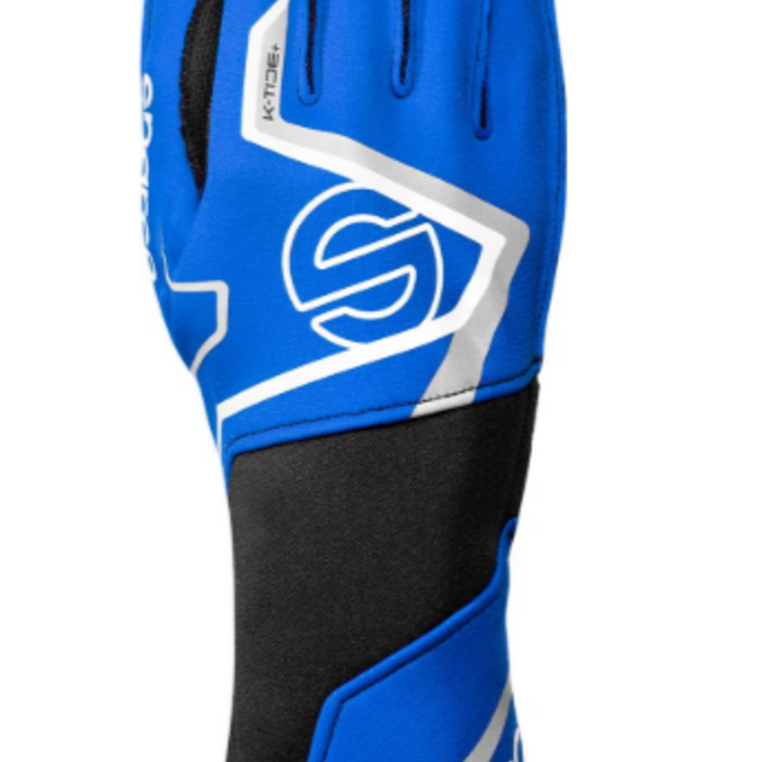 Sparco Sparco K -Tide+ (FIA 8877-2022) kart handschoenen Blauw / zwart