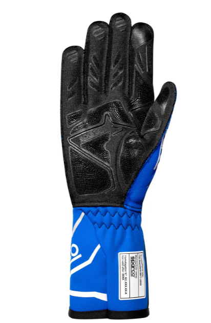 Sparco Sparco K -Tide+ (FIA 8877-2022) kart handschoenen Blauw / zwart