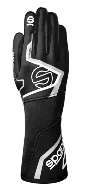Sparco Sparco K -Tide+ (FIA 8877-2022) kart handschoenen Zwart
