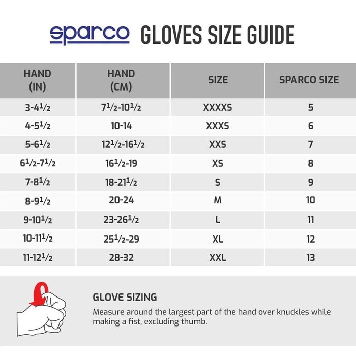 Sparco Sparco K -Tide+ (FIA 8877-2022) kart handschoenen Zwart