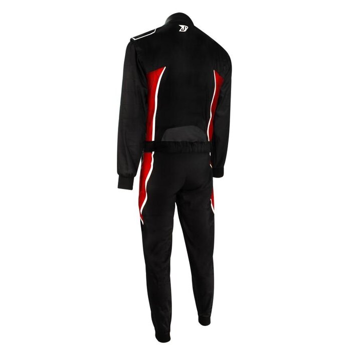 Speed Racewear Speed hobby overall DETROIT 2.0 Zwart / rood