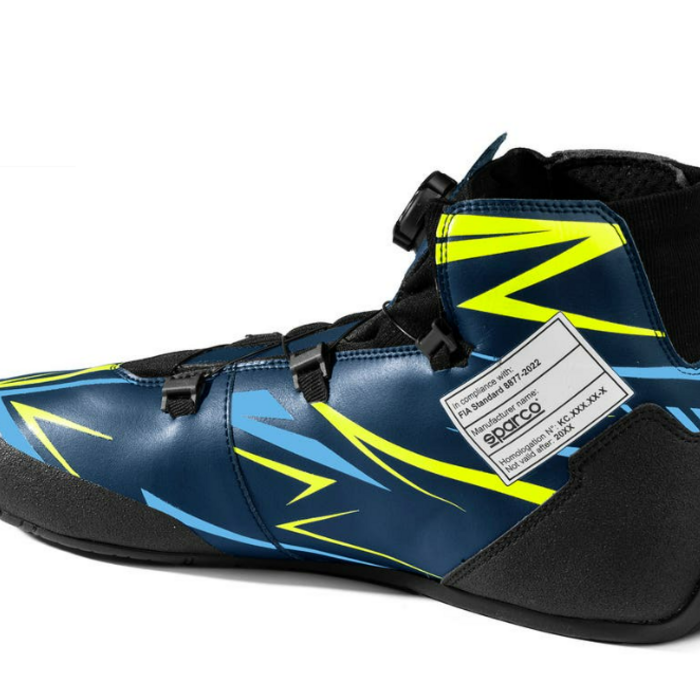 Sparco Sparco K-rapid FIA 8877-2022 (met snelsluiting) Marine blauw / fluor geel