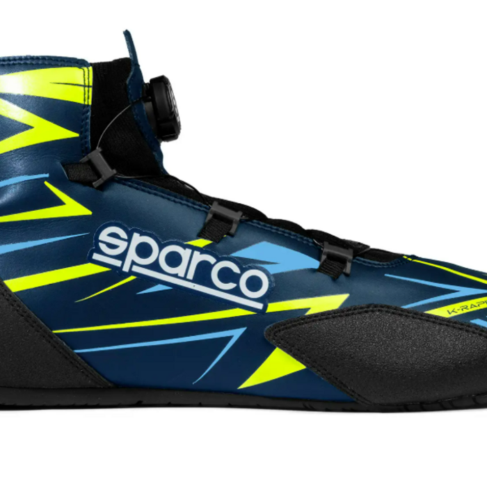 Sparco Sparco K-rapid FIA 8877-2022 (met snelsluiting) Marine blauw / fluor geel