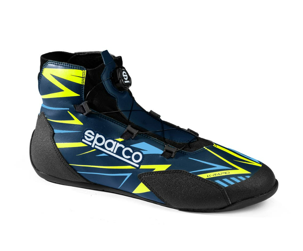 Sparco Sparco K-rapid FIA 8877-2022 (met snelsluiting) Marine blauw / fluor geel