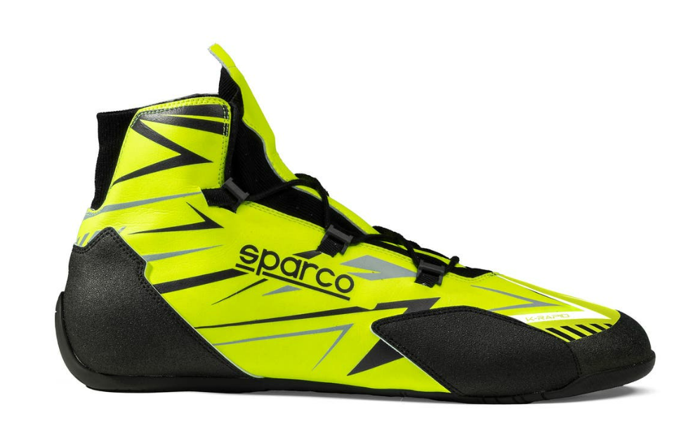 Sparco Sparco K-rapid FIA 8877-2022 (met veters) zwart / fluor geel