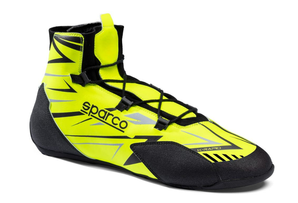 Sparco Sparco K-rapid FIA 8877-2022 (met veters) zwart / fluor geel