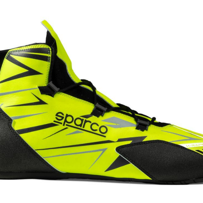 Sparco Sparco K-rapid FIA 8877-2022 (met veters) zwart / fluor geel