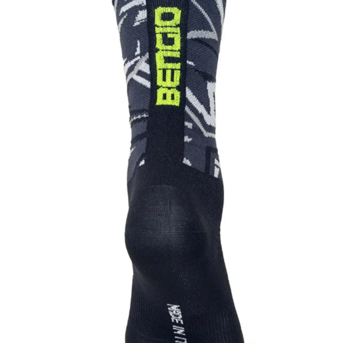 Bengio Kart sokken K-Summer zwart / fluo geel