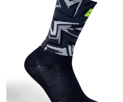Bengio Kart sokken K-Summer zwart / fluo geel