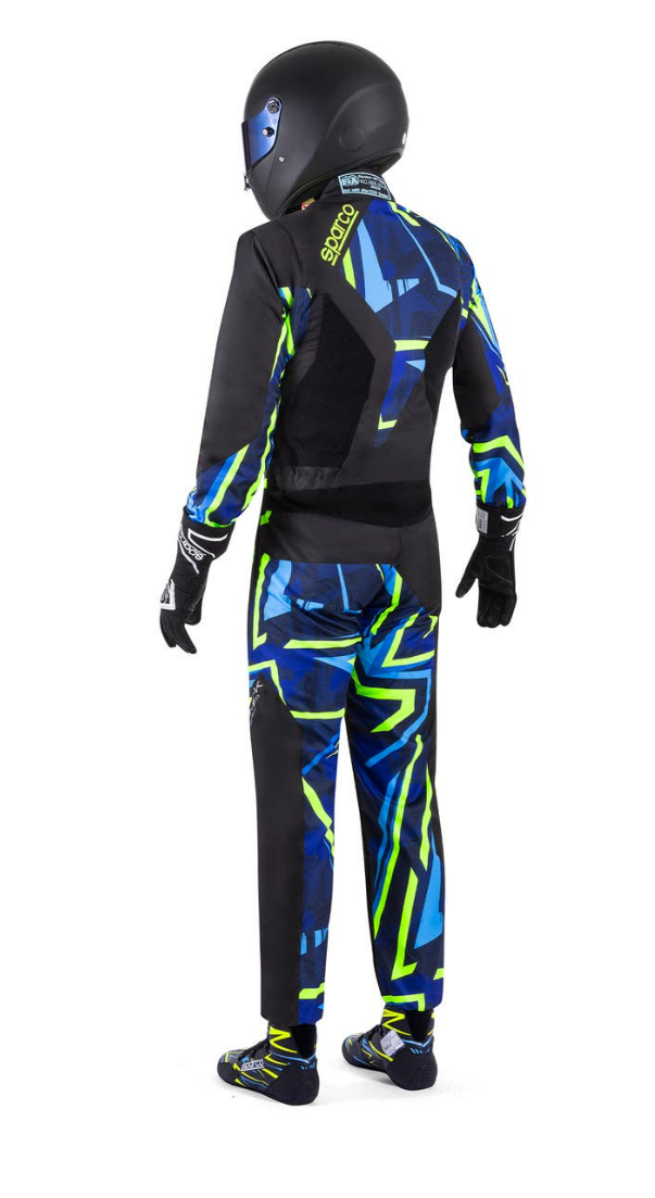 Sparco Sparco Prime K Advanced FIA 8877-2022 - Electric Blauw / Fluo Geel / Zwart
