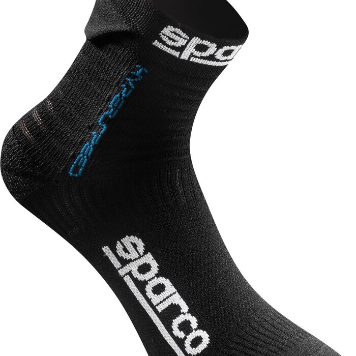 Sparco Sparco Gaming hyperspeed sokken zwart / blauw