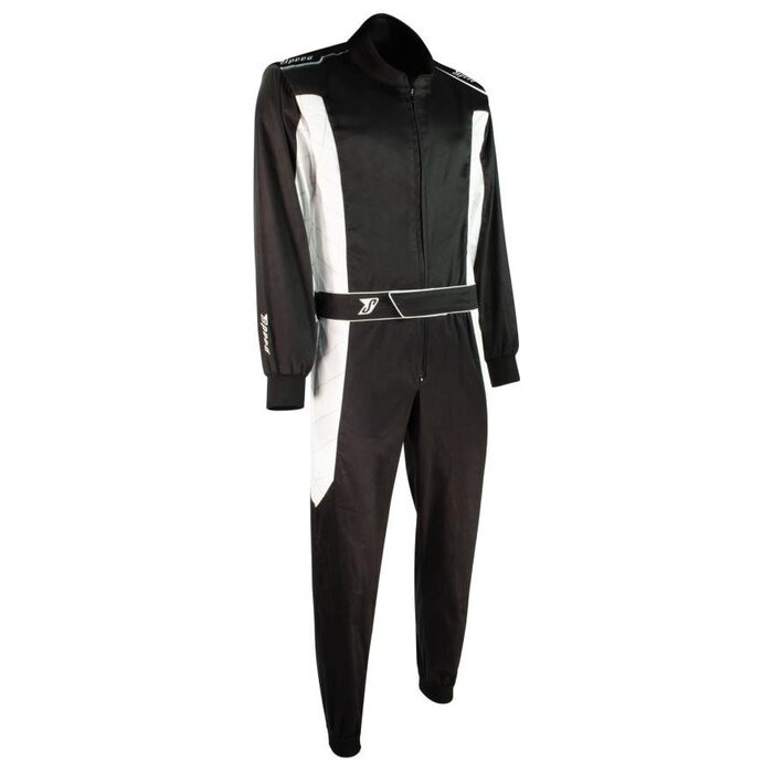 Speed Racewear Speed hobby overall DAYTONA Zwart / wit 2.0 -  2. col