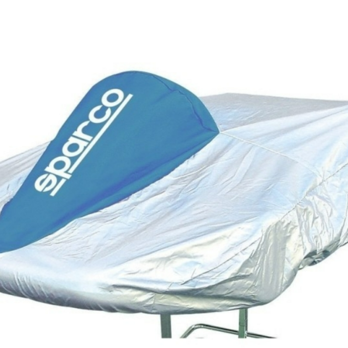 Sparco Sparco Kart hoes blauw / zilver