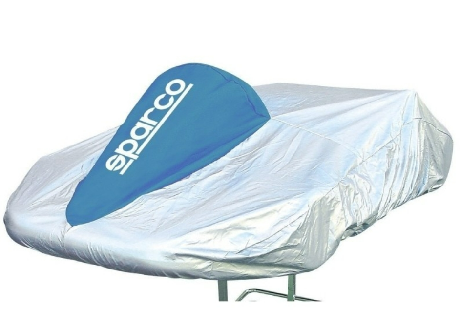 Sparco Sparco Kart hoes blauw / zilver