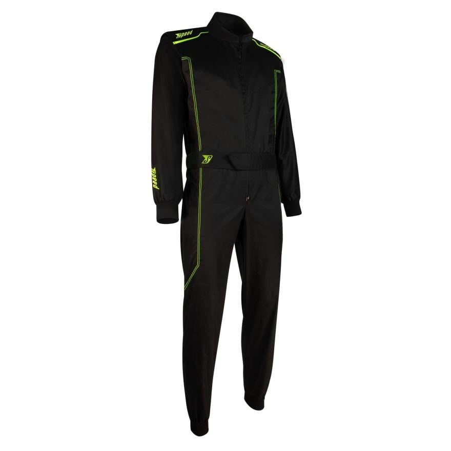 Speed Racewear Speed hobby overall DAYTONA 2.0 - 1. Col Zwart / Fluor geel